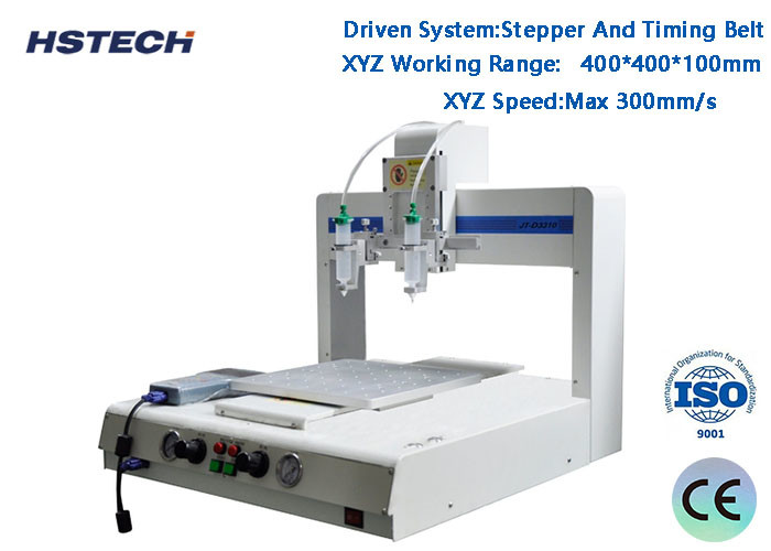 High-Speed Stepper And Timer Belt 4 Axis Glue Dispensing Machine met LCD-schermwerking