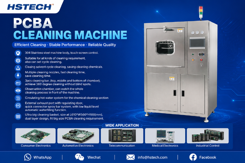 Laatste bedrijfsblogs HS-810 Integrated Offline PCBA Cleaning Machine Launched: High-efficiency & Cost-saving Solution for SMT Production