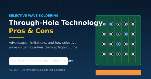 Laatste bedrijfsblogs Through-Hole Technology Pros and Cons: How Selective Wave Soldering Machine SW-450YT Wins