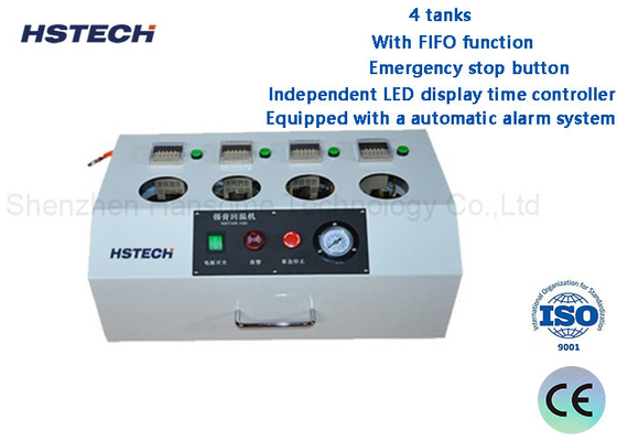 Goede prijs. Uitgerust met een automatisch alarmsysteem met FIFO-functie 4 Tank Solder Paste Warm Up Timing Machine online