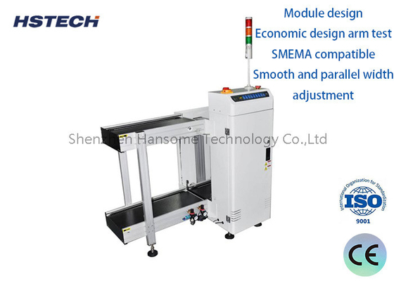 Goede prijs. Robuust ontwerp SMEMA Signal PCB Loader Handling Machine met bovenste en onderste klemmen online