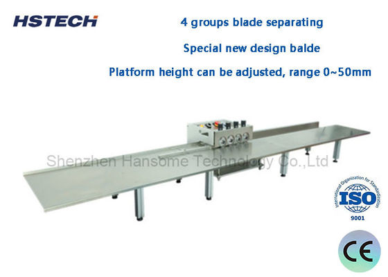 Goede prijs. 4 Groepen Blade Separating LED Hard Strip PCB Depaneling Equipment Using 1.2 Meter Platform 4 Groepen Blade online
