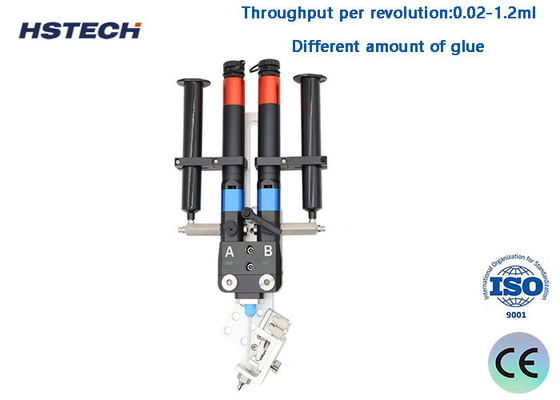 Goede prijs. 0.02ML Doorvoer per omwenteling Twee verschillende soorten lijm Dual Tube Schroefklep online