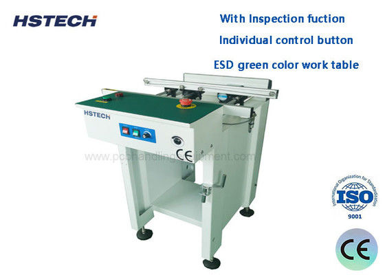 Goede prijs. LED-knopcontrole ESD-gordel PCB-beheerconveyor Max 390mm PCB-breedte online