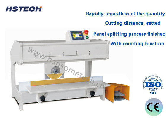 Goede prijs. Aluminium legering Touch Screen V-cut PCB Separator met MITSUBISHI PLC online