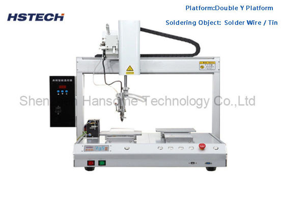 Goede prijs. 4 Assen Robotische soldeermachine Soldeerdraadvoeding Geautomatiseerde soldeerapparatuur HS-S5331 online