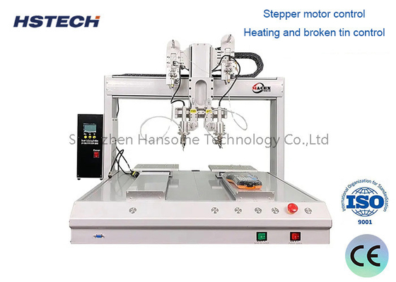 Goede prijs. Dual Platform Dual Soldering Heads 4Axis Automatic Soldering Robot Met X/Y/Z en R Rotation Moving online