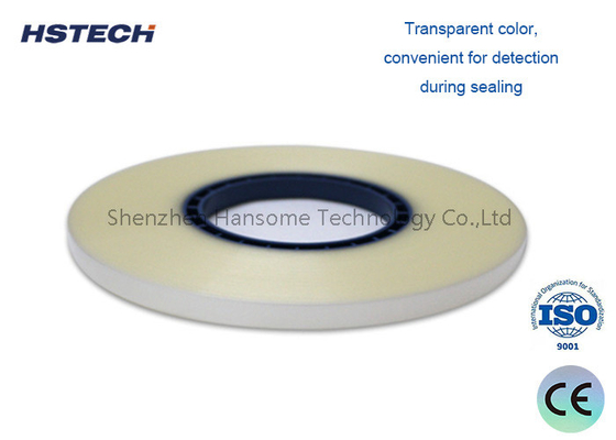 Goede prijs. SMD Component Counter Cover Tape: Transparent warm afdichtend PET-materiaal, 0,2Mpa afdichtingsdruk, breedte 9,3 mm online