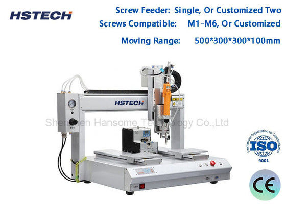 Goede prijs. Aluminiummateriaal Desktop Schroefmachine 4 Axis Chain Moving Closed Loop Automatic HS-SL5331 online