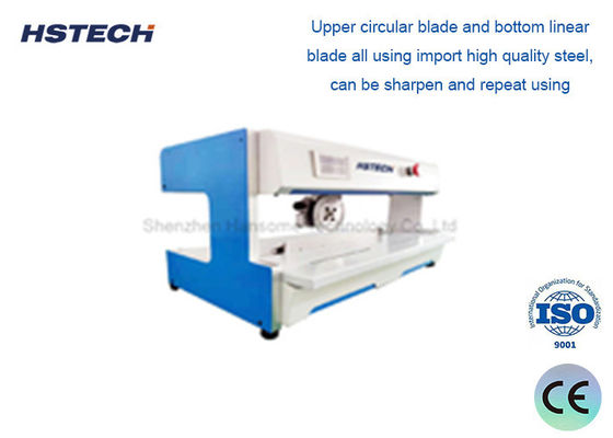 Goede prijs. PCB-afschakelingsapparatuur met 60W Power Foot Switch Upper Circular Blade And Bottom Linear Blade online