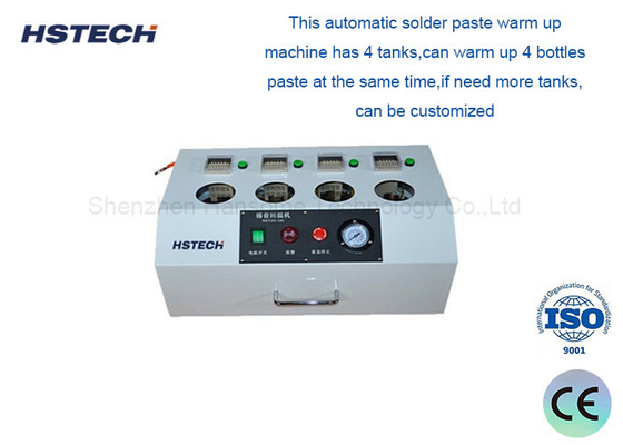 Goede prijs. 4 tanks plaatsen auto soldeer pasta opwarmmachine voor voor opwarming timing online