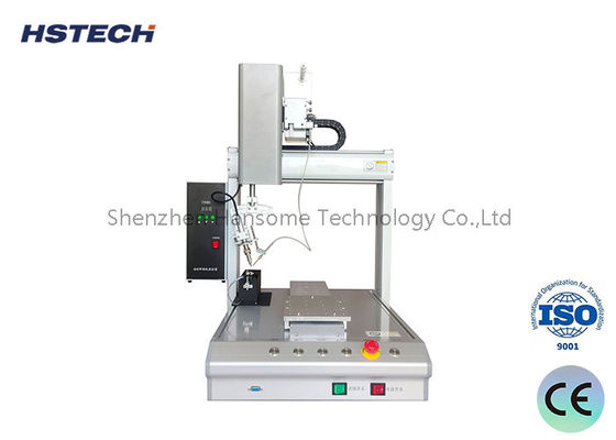 Handmatig programmeren Windows-gebaseerde 4-assige soldeerrobot