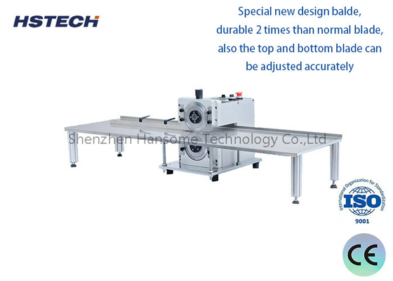 Goede prijs. Hoog efficiënte automatische V-cut pcb-afschakeling machine voor led-platen met lang platform online