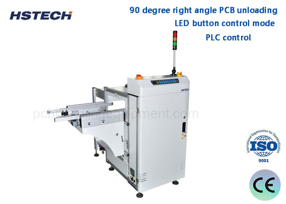 Goede prijs. 390mm Breedte 3 Magazines 20M/Min 90 Grade LED-knop Automatische PCB-ontlader online