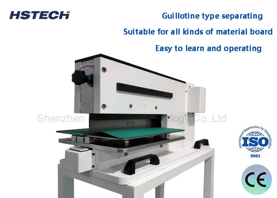 Goede prijs. Nieuwe toestand pcb-afsplitsingsapparatuur krachtige lage spanning V-snijd lineaire lemp pneumatische pcb-separator online
