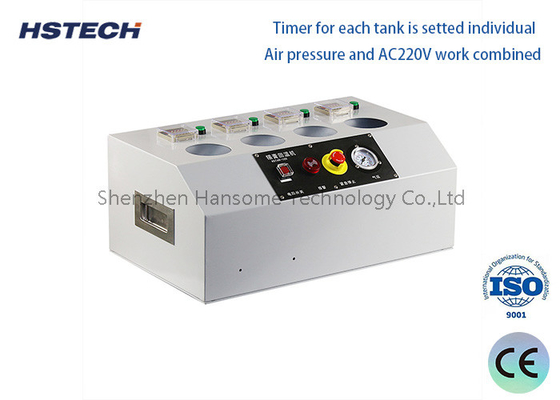 Goede prijs. Witte 4-tank soldeerpasta-opwarmmachine met automatisch alarmsysteem online
