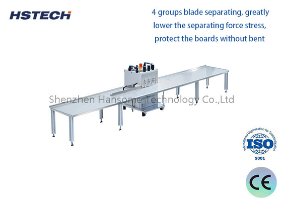 Goede prijs. 300 mm/s Scheidingssnelheid Blade Miving PCB Separator met 400 mm lengte online