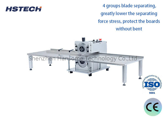 Goede prijs. 4 groepen Blade Step Cutting PCB Depaneling Equipment met verstelbaar platform online