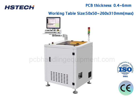 Goede prijs. Kleine grootte 60000RPM Single Platform PCB Depaneling Separator Machine Offline PCBA Depaneling Router online