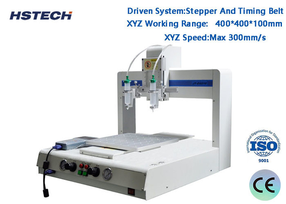 Goede prijs. Maximaal 300 mm/s 4-assige lijmverspreidingsmachine met stapper en timingriem online