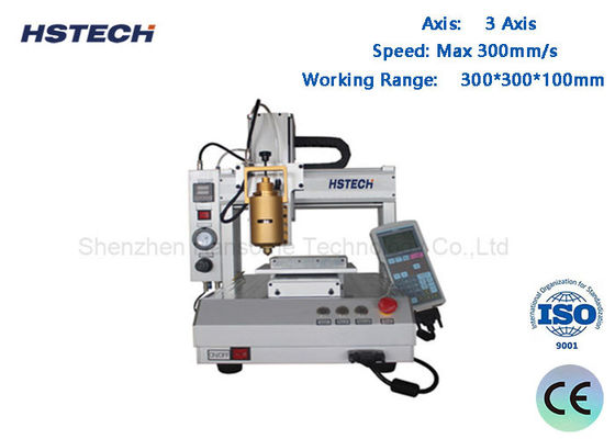 Goede prijs. Automatische Desktop 3-assige PUR-lijmdispenser met 300 mm/s snelheid en 0,02 mm herhalingsnauwkeurigheid online
