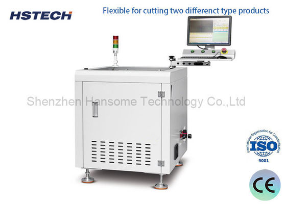 Goede prijs. 60000RPM Roestvrijstalen PCB Depaneling Router Machine met 50x50~410x460mm Werkformaat online