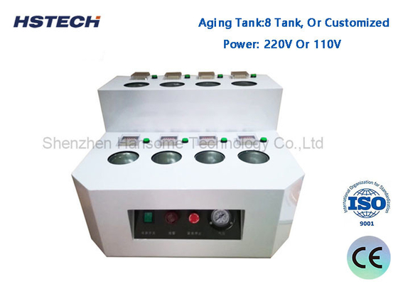Goede prijs. 8 Tank Soldeer Paste ontdooiing apparatuur PLC-besturing voor standaard grootte fles online