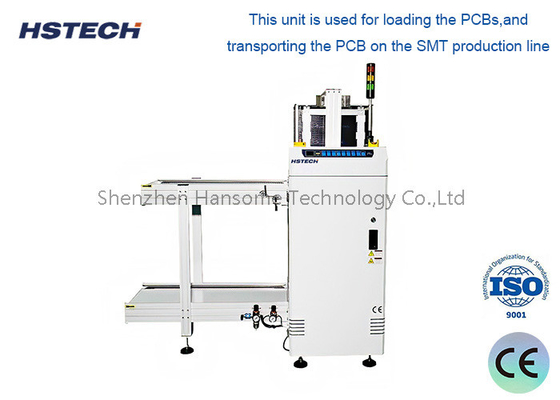 Goede prijs. Push PCB's van Magazine naar Downstream Conveyor met HS-330LD PCB Loader online