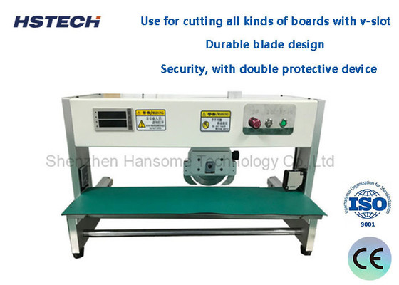 Goede prijs. 400 mm lengte pcb-bord snijmachine cirkelvormig blad bewegende lage spanning HS-300 online