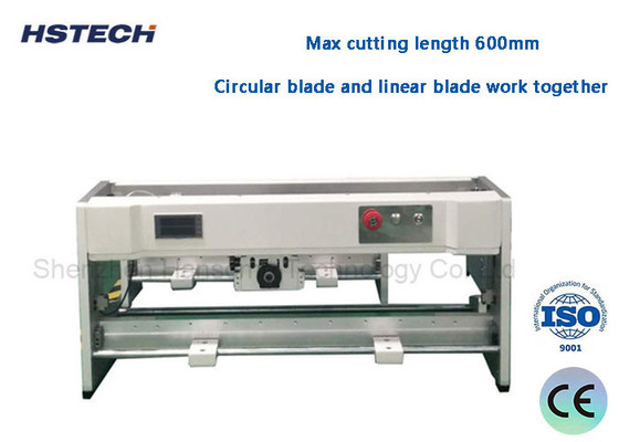 Goede prijs. Lichte gordijn inductie pcb-afschermmachine 600mm snijlengte cab blad bewegende pcb-separator hs-206 online