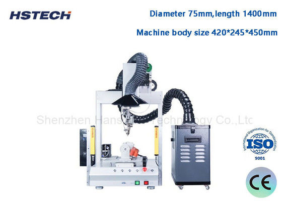 Automatische soldeerrobot voor het bureau met smogreiniger voor luchtzuivering HS-S331RA