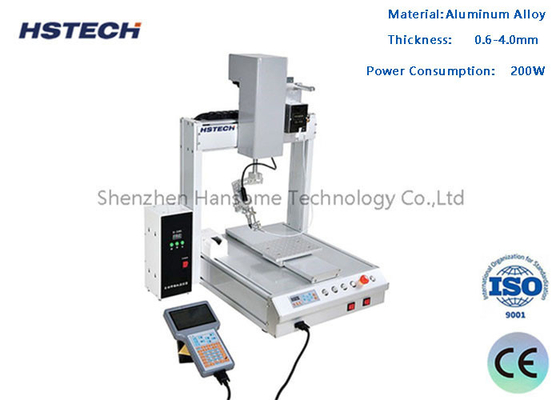 Goede prijs. Hoge precisie 360° Constant Control System Soldering Machine 4 Axis Robot Soldering Machine HS-S331R online