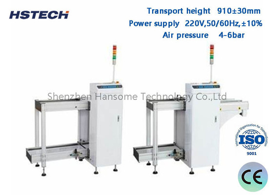Goede prijs. SMT Productie 90 Grade PCB Magazine Unloader LED Button Control MD Report 90 Grade PCB Magazine Unloader HS-CU390 online