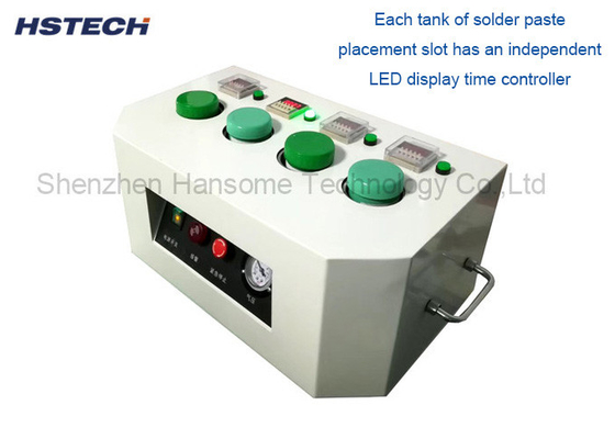 Goede prijs. Hoogprecisie 4-tank soldeerpasta-machine met automatische afgiftefunctie online