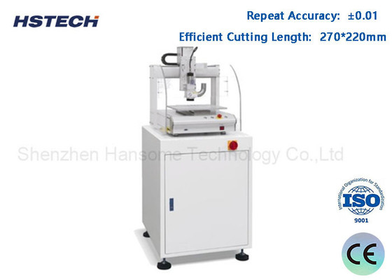 Goede prijs. 3 Axis Desktop Moving System Automatic Tabletop PCBA Router Machine voor het afschilderen van rechte lijnen RM-F500 online