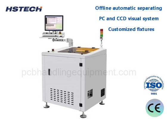 Goede prijs. PC en CCD visueel systeem aangepaste armaturen Offline Automatisch scheiden Offline PCBA Depaneling Router HS-AR-7 online