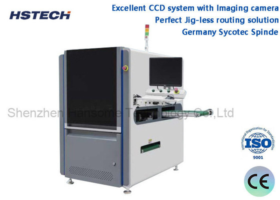 Goede prijs. Duitsland Sycotec Spinde Uitstekend CCD-systeem met beeldcamera Inline PCBA Router Machine HS-ARM-710 online