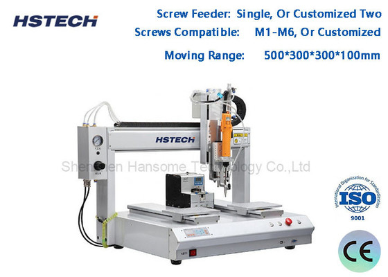 Goede prijs. Aluminiummateriaal Desktop Schroefmachine 4 Axis Chain Moving Closed Loop Automatic HS-SL5331 online