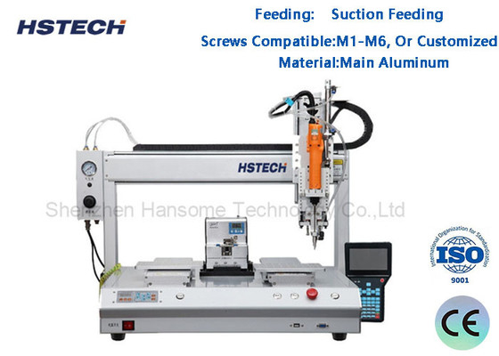 Goede prijs. Doppelplatform schroefbindingsmachine met een enkele voedingsbak met 4 assen schroefvergrendelingsmachine HS-SL5331 online