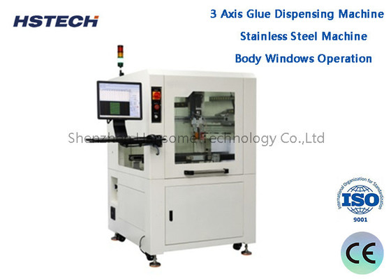 Goede prijs. High Speed PC Control LCD Screen High Accuracy Visuele lijmverspreidingsmachine HS-VD331 online