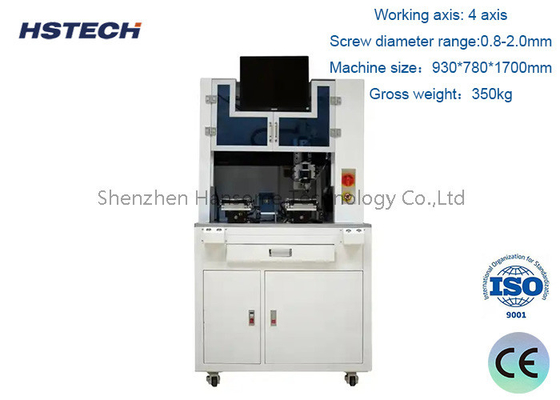 Goede prijs. CCD automatische schroefbindingsmachine met Panasonic motorversterker HIWIN KK-module voor kleine elektronische producten online