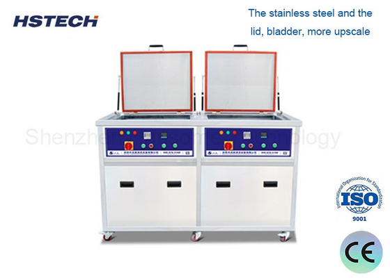 Goede prijs. Warme lucht blazen 77L Ultrasone reiniging batch SMT reinigingsapparatuur met SUS 304 structuur online