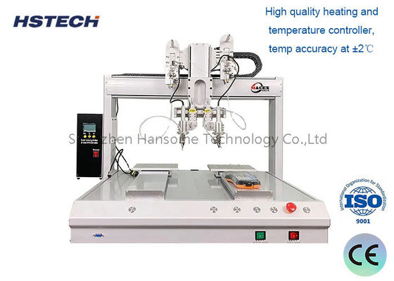 4 Axis Hiwin Brand Guide Automatische Soldering Robot Desktop Soldering Machine met stapmotor
