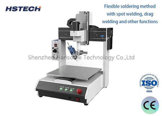 Goede prijs. Hoge precisie 4-assige soldeermachine met stappenmotor en timing belt gedreven systeem online