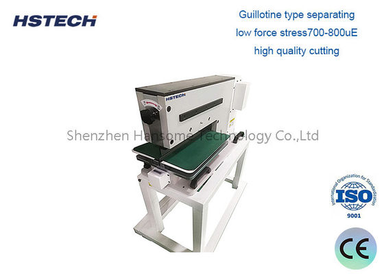 Goede prijs. Pneumatische Guillotine PCB Separator Automatische Rigid PCB Depaneling Machine Voor SMT Productie Online