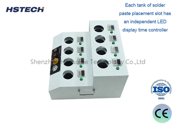 Goede prijs. LED Display 4 Plaatsing Tank Solder Paste Machine Solder Paste Warm Up Machine online