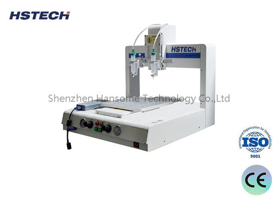 Goede prijs. High Precision 4 Axis Glue Dispensing Machine met Teach Pendant Programming en 300mm/s Max Speed online