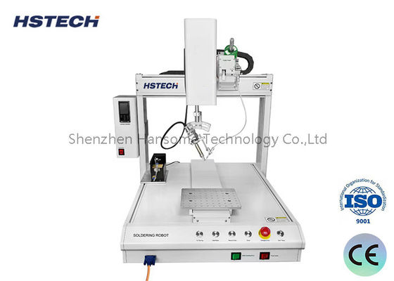 Desktop automatische soldeerrobot voor industriële productie met reiniging en positionering