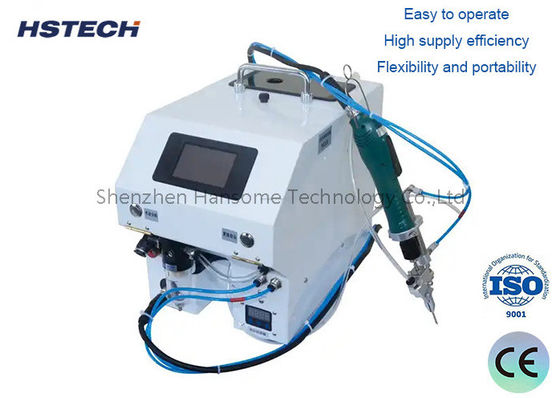 Versatile schroefbevestigingsmachine voor elektronische producten met éénhandse bediening