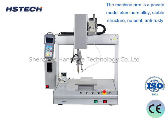 4 Assen soldeerrobot met automatisch reinigen en meerrichtingssoldeerkop